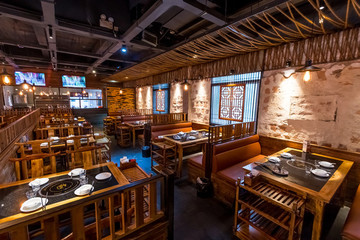 中式火鍋店環(huán)境