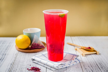 玫瑰檸檬茶