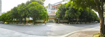南武中學(xué)學(xué)校門口全景
