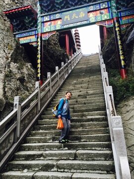 洛陽老君山天梯