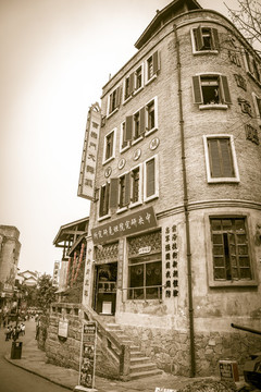 老重慶建筑街景