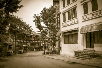 老重慶建筑街景