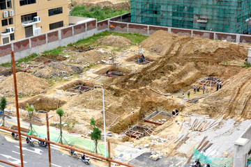 地基 建筑工地