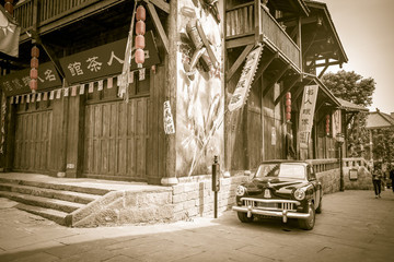 老重慶民國建筑街景