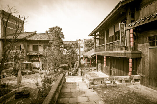 老重慶民國建筑街景