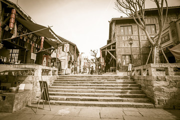 老重慶民國(guó)建筑街景