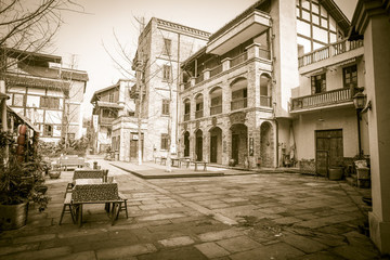 老重慶民國建筑街景