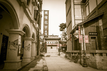 老重慶民國建筑街景