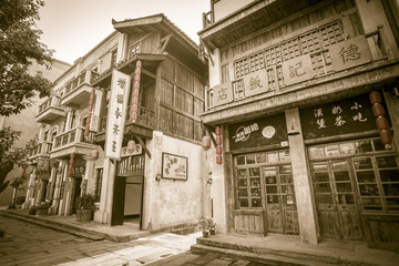 老重慶民國建筑街景