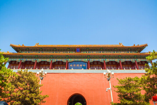 北京故宮端門