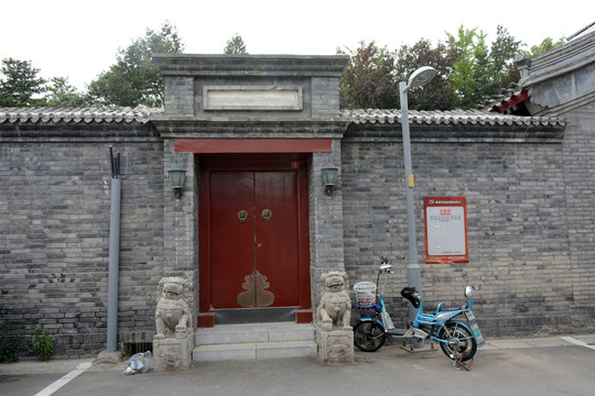 北京四合院院門