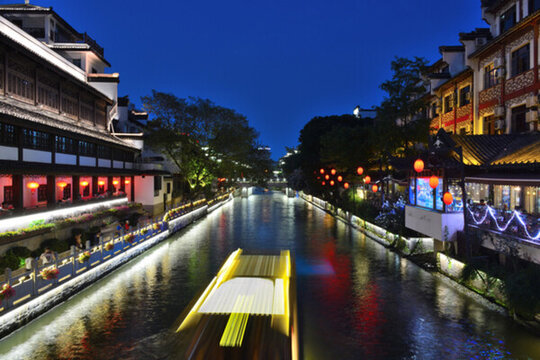 夫子廟秦淮河夜景