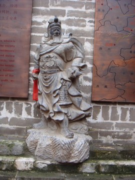 石雕武將