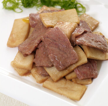 黃蘑肉片
