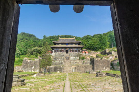 湖北武當山五龍宮風光