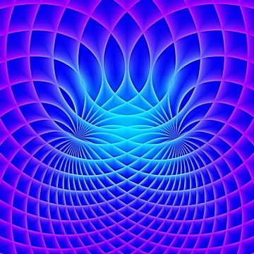 藍色科技信息網(wǎng)絡光線 抽象線條