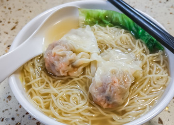 鮮蝦云吞面