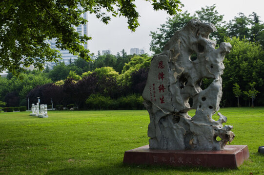 校園文化 感恩 巨石