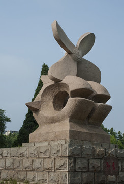 校園雕塑 勤奮