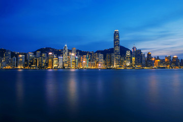 香港維多利亞港夜景