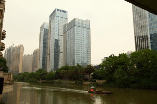 城市江景