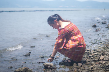 海邊少女