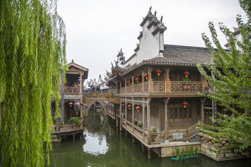 臺兒莊古城 水系 建筑