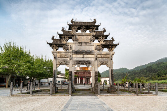 西遞胡文光刺史牌坊