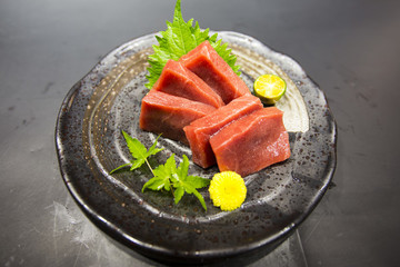 金槍魚背刺身