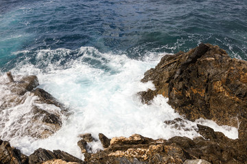 大海 海浪 礁石 浪花 海洋