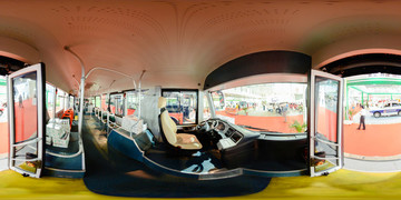公交車內(nèi)部全景圖
