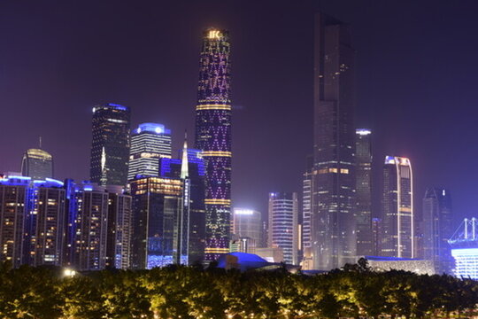 珠江新城夜景