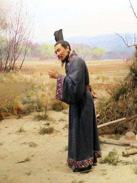 古代官員蠟像
