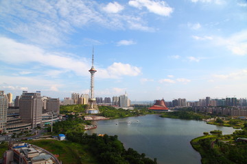 炎帝廣場神農(nóng)塔神農(nóng)湖