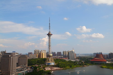 炎帝廣場神農塔神農湖