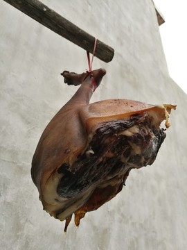 北方豬肉臘肉食物
