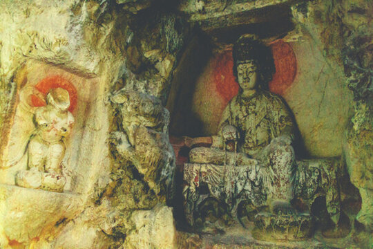 杭州靈隱寺石刻佛像