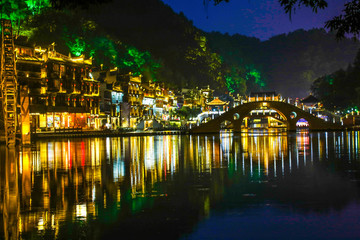 鳳凰古城夜景