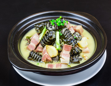 咸肉燒鱔筒