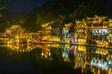 鳳凰古城夜景