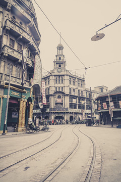 上海老建筑民國街景