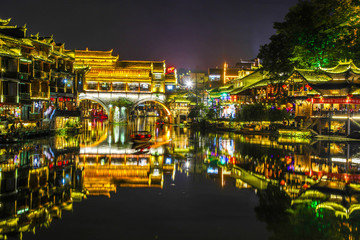 鳳凰古城夜景