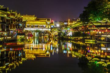 鳳凰古城夜景