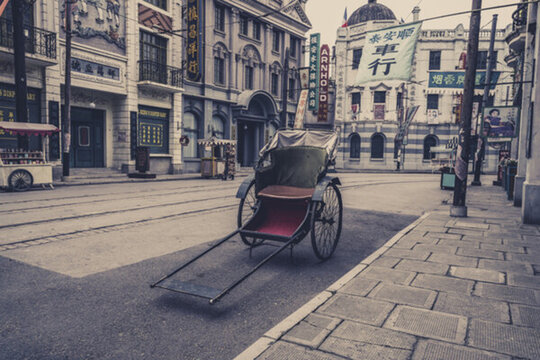 民國建筑老上海街景