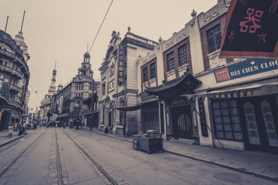 老上海街景