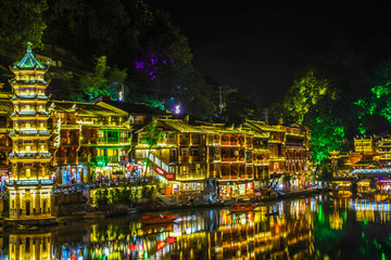 鳳凰古城夜景