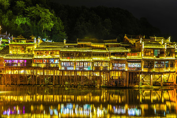 鳳凰古城夜景