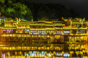 鳳凰古城夜景