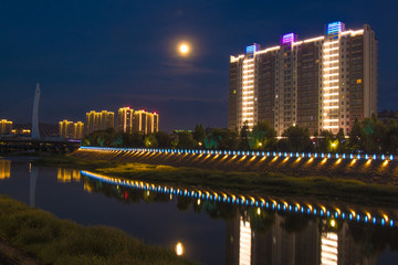 江邊夜景