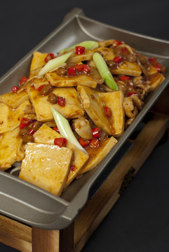 鐵板煎汁豆腐
